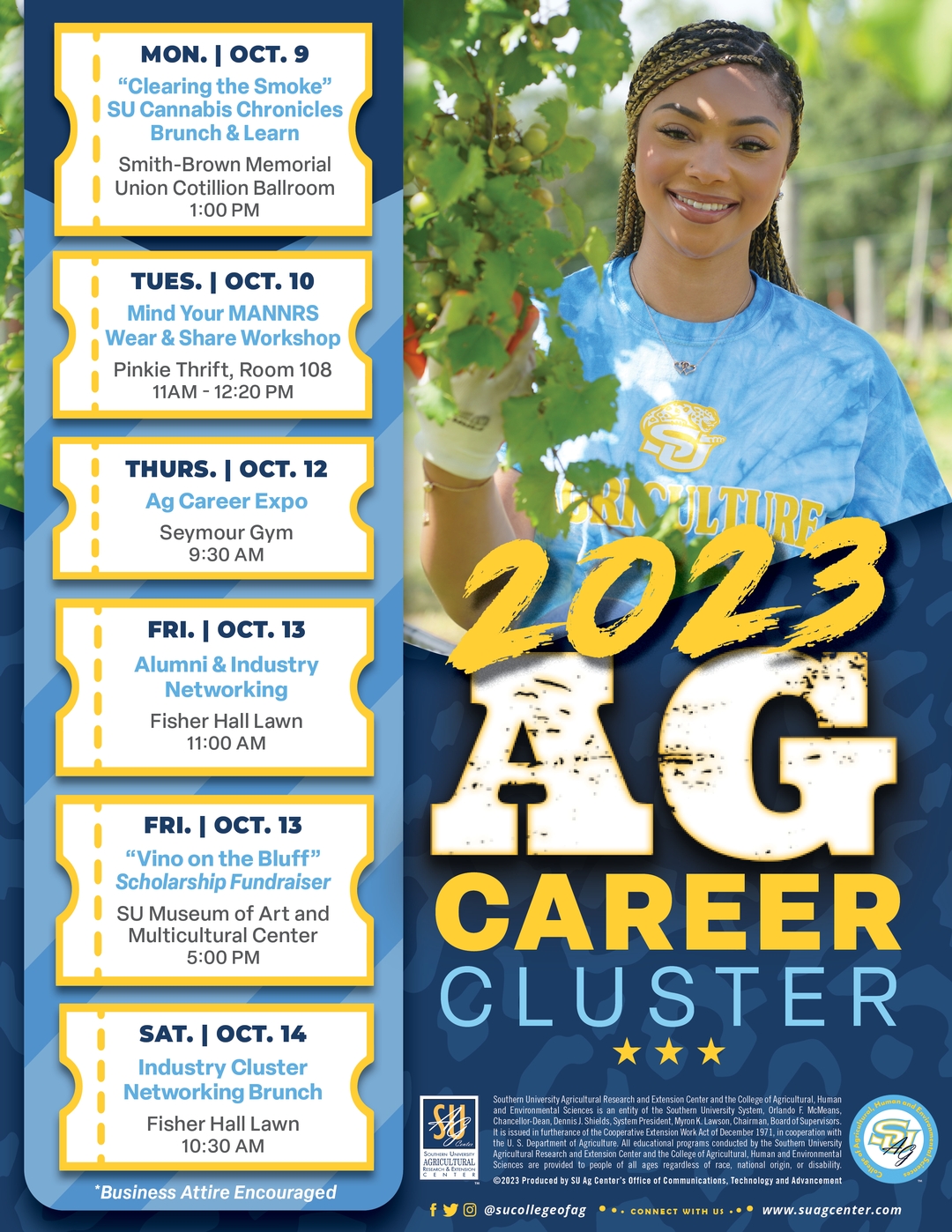 SU Ag Center and College of Ag 2023 Ag Career Cluster