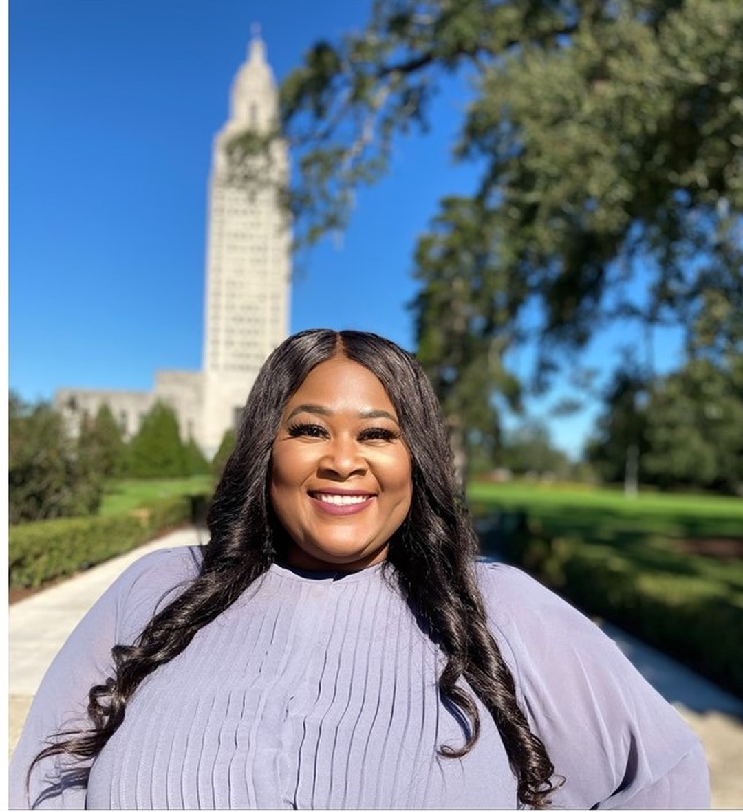 Ashley Montgomery, a Southern University student majoring in Apparel Merchandising and Textiles, placed 2nd in the oral competition at PAWC.