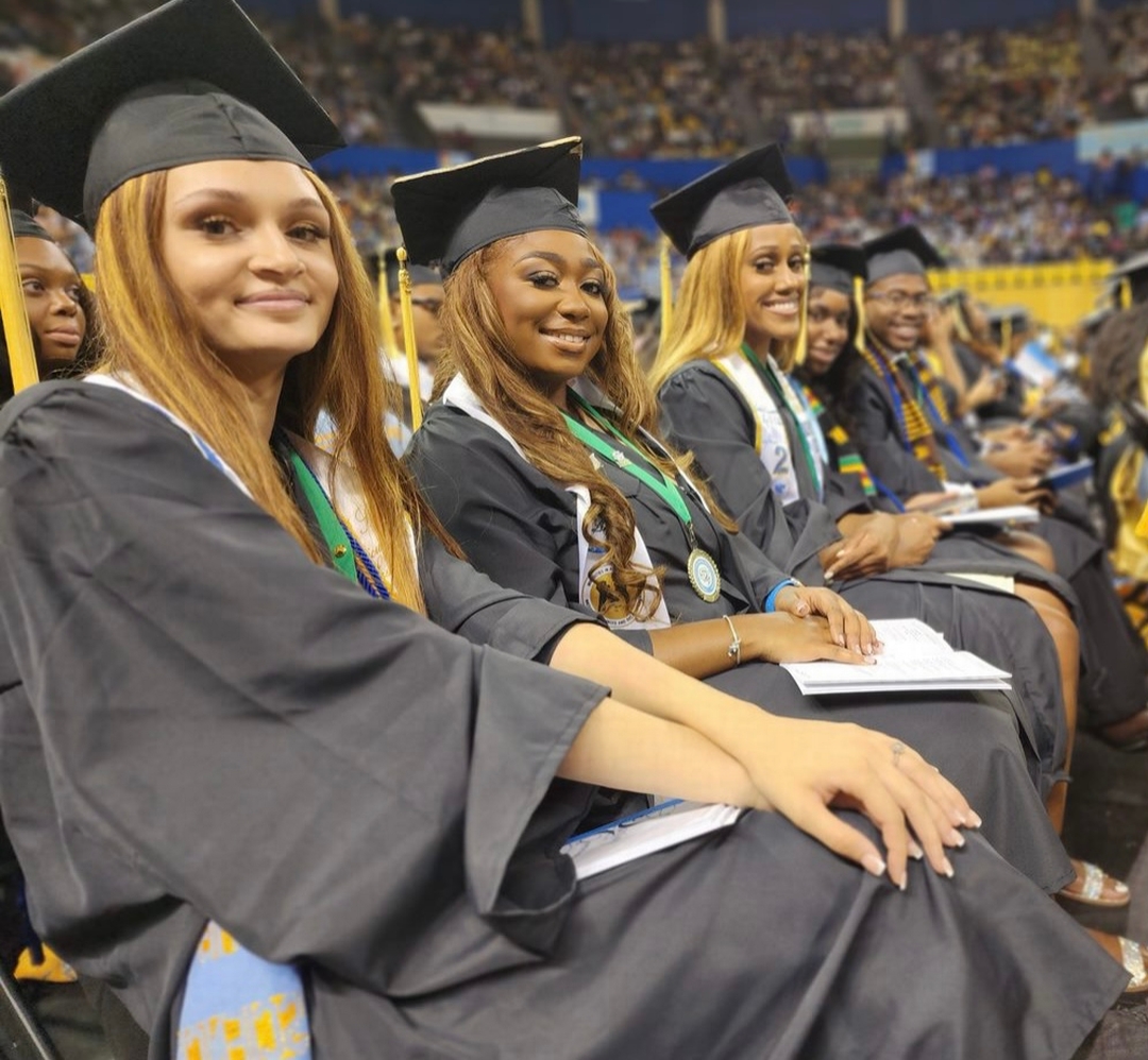 Ag Students during Southern University's Spring 2023 Commencement Ceremony