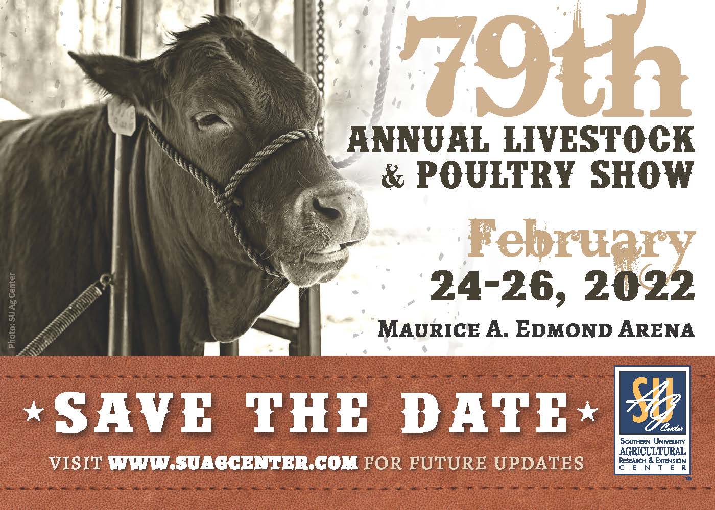 2022 Livestock Show Save the Date